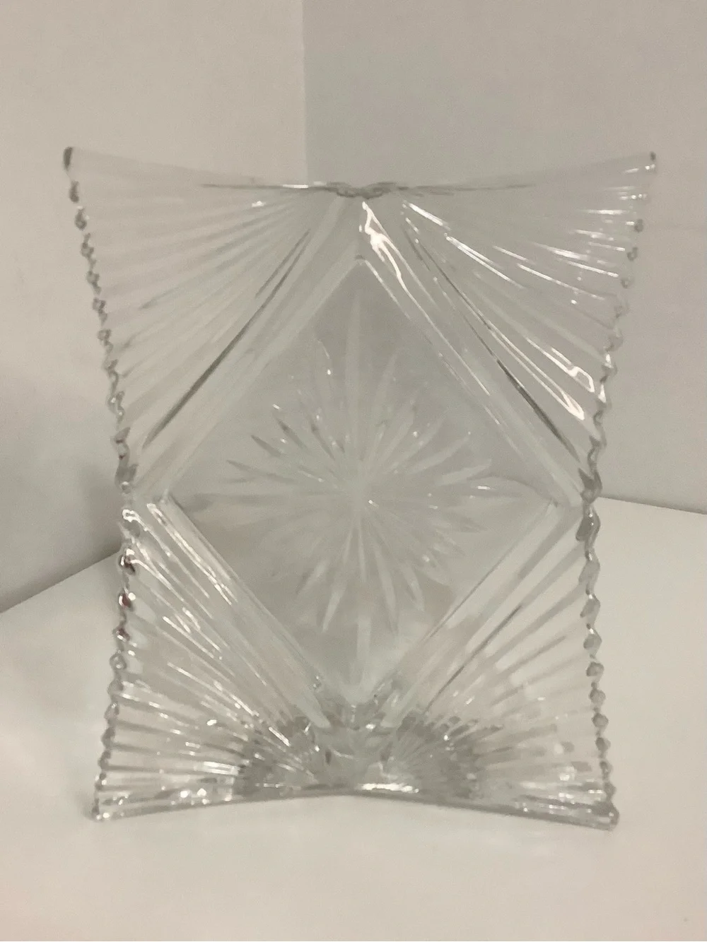 Mikasa Vintage Starlet Clear Crystal Picture Frame, Made in Japan 🇯🇵 - Picture 2 of 9